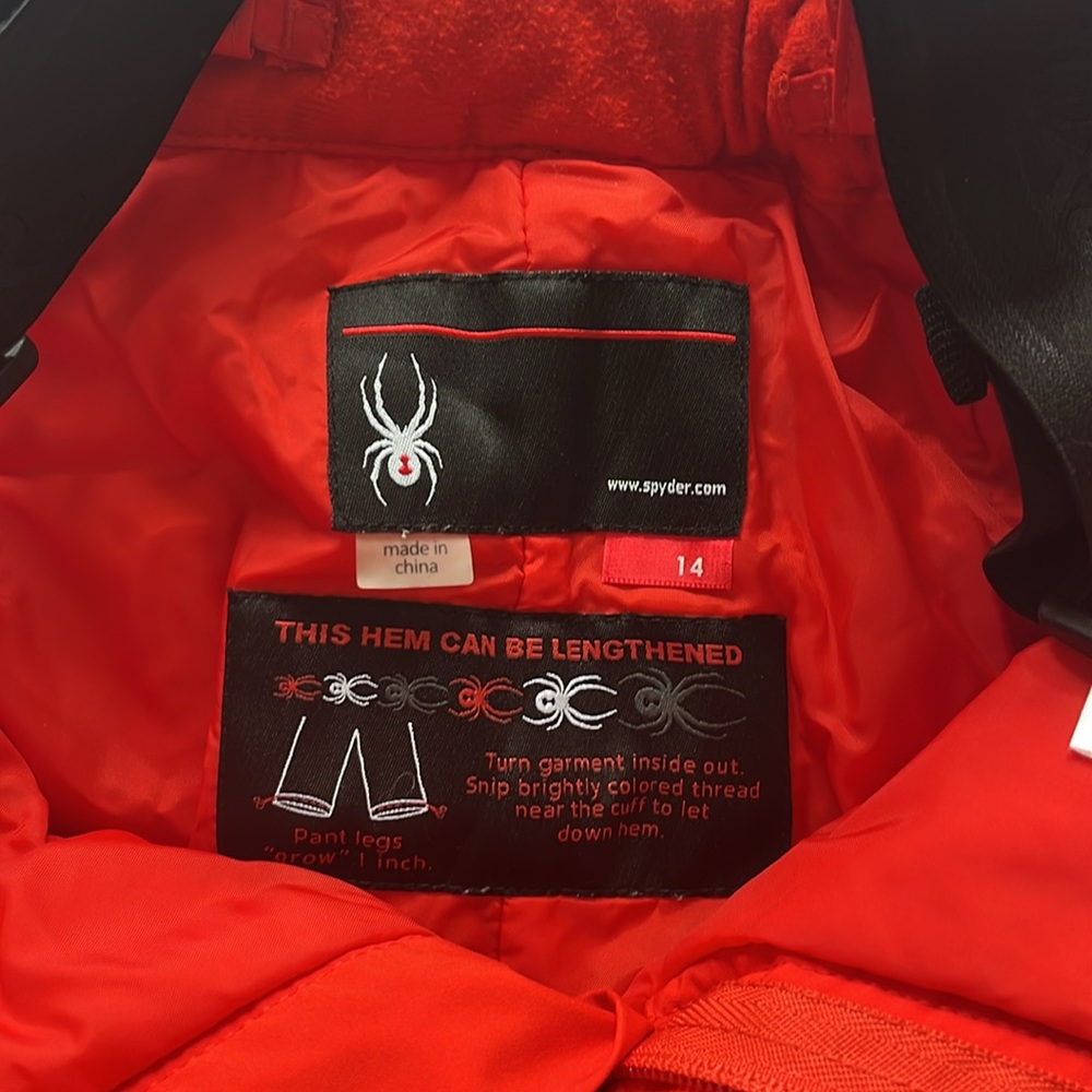 Kids Size 14 Spyder Snow Pants - Picture 3 of 8